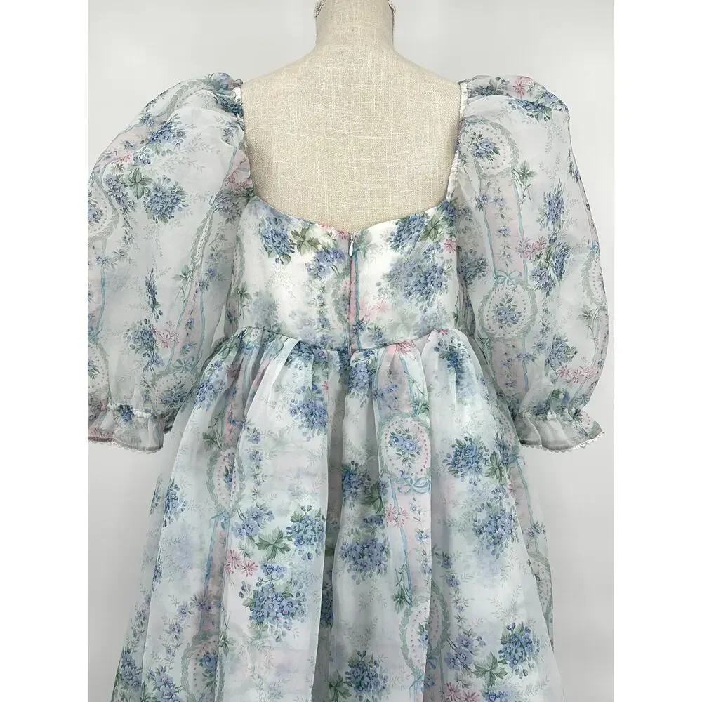 Selkie La Belle Etoile Organza French Puff Dress XL - Picture 8 of 13